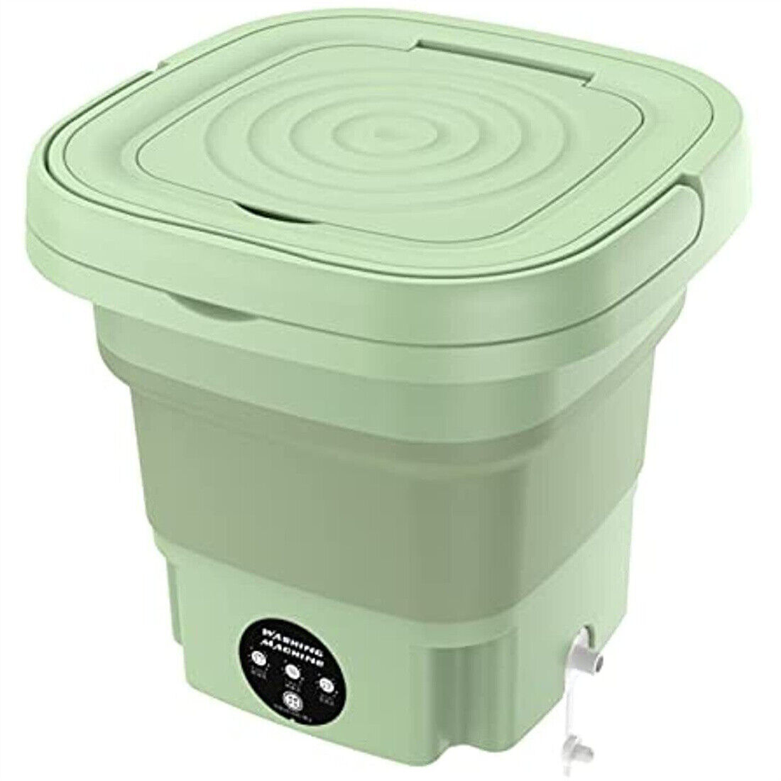 8L Portable Foldable Washing Machine — Mini Travel Washer & Spin Dryer