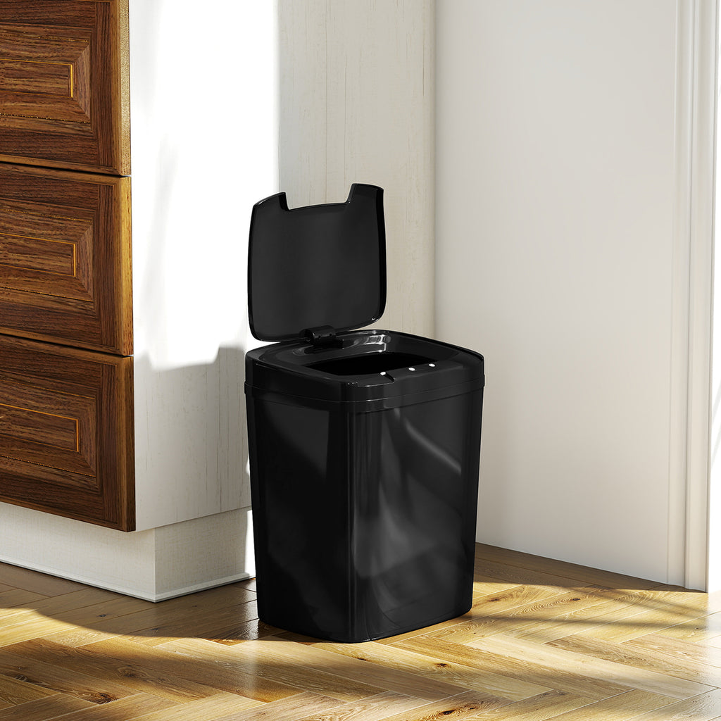 15L Automatic Touchless Sensor Bin – Slim, Quiet, Battery‑Operated Waste Bin (UK Stock)
