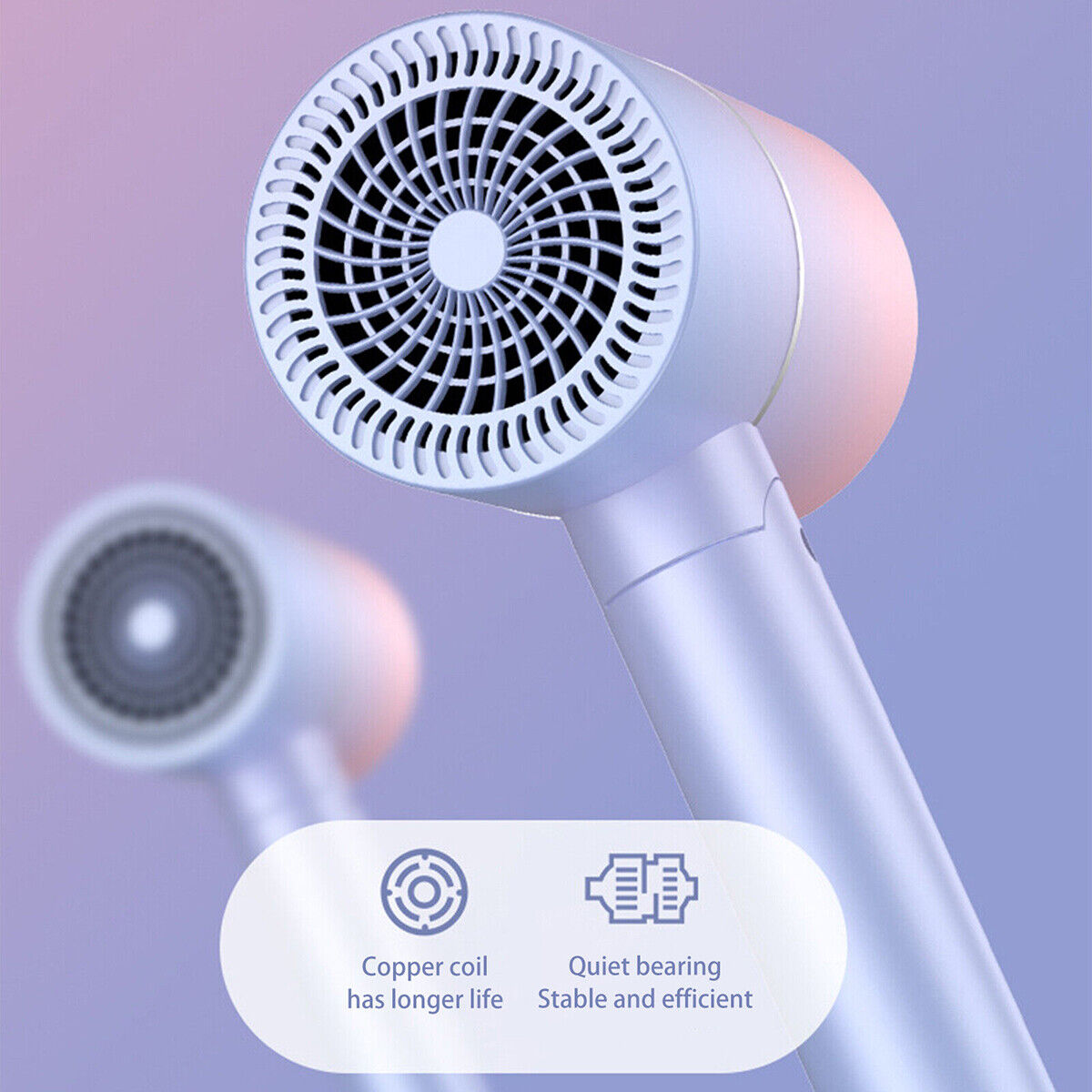 Foldable Ionic Hair Dryer UK – Compact Fast Drying Anti‑Frizz Hair Dryer