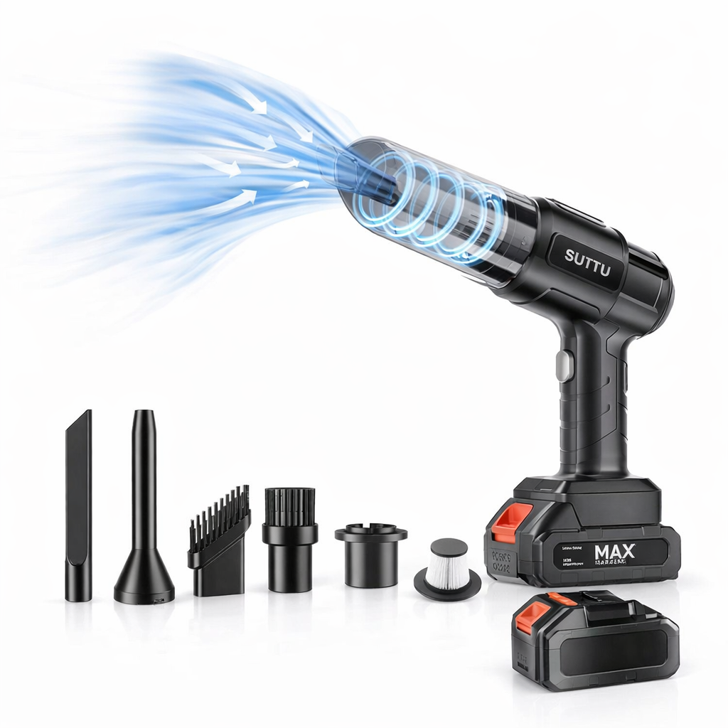 4-in-1 Wireless Handheld Vacuum Cleaner — 50,000Pa Cordless Mini Hoover