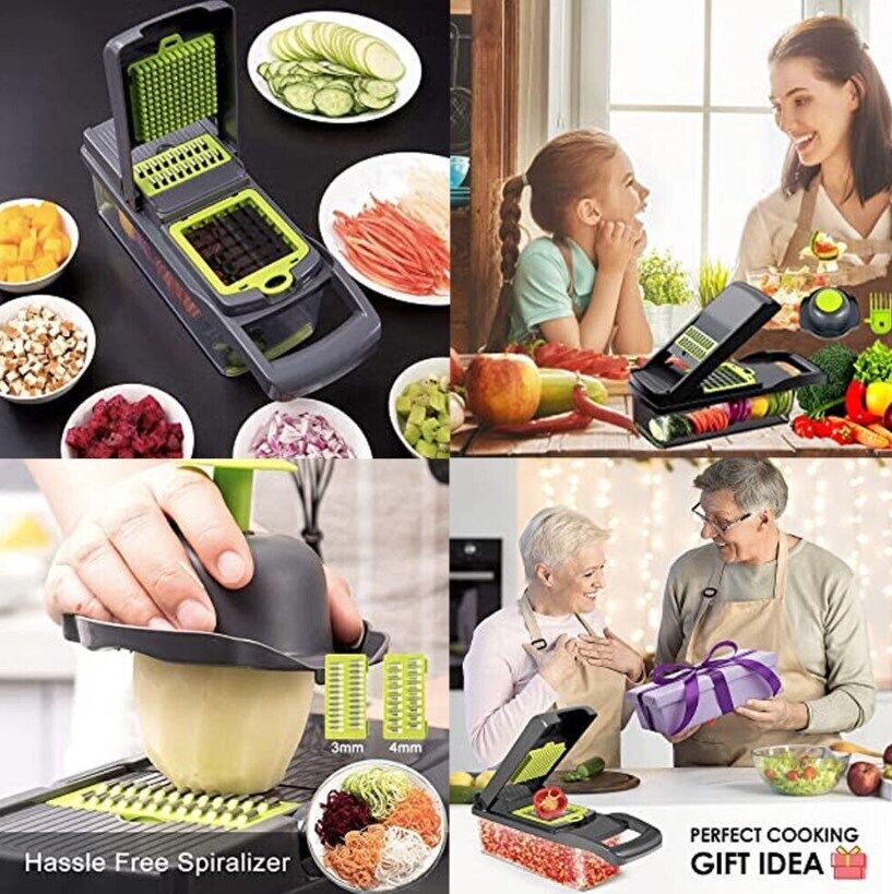 16-in-1 Vegetable Chopper & Slicer Set