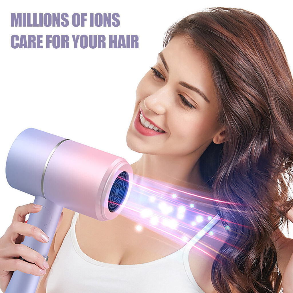 Foldable Ionic Hair Dryer UK – Compact Fast Drying Anti‑Frizz Hair Dryer